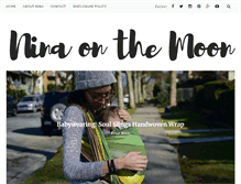 Tablet Screenshot of ninaonthemoon.com